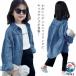  рубашка One-piece Denim рубашка Kids девочка Denim туника блуза длинный рукав длинный casual рубашка свободно легкий в использовании рекомендация популярный место хранения удобный 