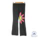 * прекрасный товар * calcarata брюки casual брюки цветочный принт flair длинный длина женский черный 901-13688 бесплатная доставка б/у одежда 