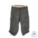 * beautiful goods * GAP Gap bottoms cargo pants linen casual lady's gray XXS. flax 901-3524 free shipping old clothes 