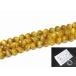 {g3-2114A} AA 10mm золотой Tiger I белый 1 полосный 38cm через . игла, инструкция,1m резина имеется юг Africa вместе мир местного производства натуральный камень Power Stone 
