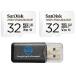 SanDisk ѵ ꡼ 32GB MicroSDHC (2ѥå) Garmin Dash Cam Mini 2 57 47 67W꡼ (SDSQQNR-032G-GN6IA) 饹10Хɥ (1) Everythi