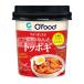 O'Food tteokbokki (.. тест / cup ) 105g / Корея еда Корея моти 