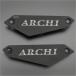 �y���[�J�[�݌ɂ���z 189-5614 �s�[�G���V�[ PMC ARCHI �����X���C�_�[�p�v���[�g ARCHI���S 18�N-24�N Z900RS �� HD�X