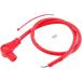 [ Manufacturers stock equipped ] 805090-04poshuPOSH Speed Pro twin silicon plug cord T-1 joint less outer diameter φ8mm length 550mm angle 90 times red SP shop 