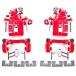 USA߸ˤ psbS3298 Power Stop 06-11 Acura CSX Rear Red Calipers w/Brackets - Pair SPŹ