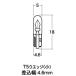[ производитель наличие есть ] 1PWB112BL M&amp;Hmatsusima обычный клапан(лампа) 12V2W измерительный прибор / позиция лампочка ( голубой ) (1 шт продажа ) JP магазин 