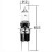 0459 small thread factory halogen valve(bulb) H3d 12V35W 1 piece entering JP shop 