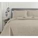 ̵Chezmoi Collection Austin 3-Piece Oversized Bedspread Coverlet Set (Queen, Khaki)¹͢