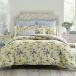 ̵Laura Ashley Home - King Comforter Set, Cotton Reversible Bedding, Includes Matching Shams with Bonus Euro Shams  Throw Pillows (Cas¹͢