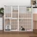  cat cage 3 step 142*54*130CM cat cage robust ..... . large cat cage small animals cage steel spacious cat house 