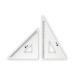  треугольник линейка акрил производства 24cm 2 листов комплект 75256 Hiroshima инструмент sinwa измерение 