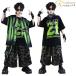  Kids танцевальный костюм Kids Dance hip-hop stage костюм постановка одежда Mai шт. одежда тренировка надеты танцевальный костюм рубашка футболка брюки перчатки ремень очарование камуфляж чёрный зеленый fa