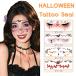 Halloween макияж наклейка женский девочка симпатичный Halloween украшение тату-наклейка лицо наклейка party костюмированная игра маскарадный костюм лицо наклейка культура праздник праздник cosme
