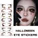  Halloween I макияж украшение тату-наклейка Halloween тату-наклейка I наклейка I тату-наклейка стикер тыква kmo. гнездо бабочка привидение Halloween 