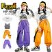  брюки-карго orange лиловый k-pop костюм Kids танцевальный костюм выставить hip-hop Kids .... tops топ в клетку брюки-карго k-p