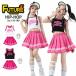  Cheer танцевальный костюм девочка юбка в складку k-pop костюм Kids танцевальный костюм выставить hip-hop .... tops Cheer девушка черный розовый белый chi