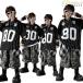  Kids танцевальный костюм чёрный белый зеленый hip-hop Baseball костюм камуфляж поясница шт способ полоса футболка брюки выставить ребенок одежда девочка мужчина Kids fasho