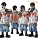  Kids танцевальный костюм серебряный синий hip-hop Baseball рубашка casual брюки Denim выставить ребенок одежда девочка мужчина детская одежда Street 