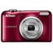 【送料無料】Nicon・ニコン らくらくオート撮影搭載・単三電池対応 COOLPIX A10 レッド[COOLPIX L32の後継機]