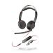 HP Poly Blackwire 5220 Stereo USB-C Headset +3.5mm Plug +USB-C/A Adapter 8X231AA
