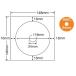 �ʥʥ��ꥨ���� CD-R/DVD-R���ѥ�٥� 116mm��116mm 148mm��148mm 400������(80�����ȡ�5) SCJR3