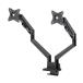 Sanwa Supply монитор arm ( двойной * газ springs тип * тонкий Short зажим ) CR-LAC2403BK