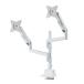  Sanwa Supply монитор arm ( двойной * газ springs тип * фигурная скобка модель ) CR-LAC2407W