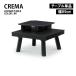  угол стол ширина 69cm стол CREMAkrema living обеденный боковой стол современный черный только солнечный ki