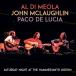Al Di Meola / John Mclaughlin / Paco De Lucia / Saturday Night At The Hammersmith Odeon зарубежная запись (CD)