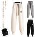  обратная сторона ворсистый тренировочный брюки охлаждение предотвращение велюр теплый для мужчин и женщин женский мужской салон одежда пижама теплый защищающий от холода обратная сторона боа брюки-джоггеры часть 