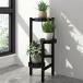  flower stand planter stand flower rack multifunction plant pot stand stand 3 -step type stand for flower vase plant shelves outdoors interior entranceway shelves decorative plant Northern Europe plant easy assembly 