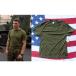  вооруженные силы США сброшенный товар не использовался USMC OD T- рубашка XL dry TS881x