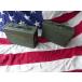  вооруженные силы США сброшенный товар . лекарство коробка AMMO BOX ящик для инструментов и т.п. 2 шт S Anne mo переносная сумка 157x