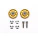 [5 месяц предварительный заказ ] Tamiya Mini 4WD специальный проект товар ( детали ) легкий 13mm все aluminium подшипник ролик ( Gold ) 95704