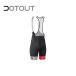 DOTOUT/ точка наружный команда bib Short (311) черный - красный трико 