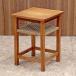  дерево табурет боковой стол Англия Vintage Mid-century Северная Европа 