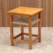  дерево табурет боковой стол Англия Vintage Mid-century Северная Европа 