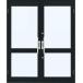 YKKAP магазин магазин дверь 7TD обе открытие [ одиночный доска стекло ] 2 блокировка specification : средний . имеется [ ширина 1690mm× высота 2018mm]