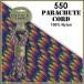  顼Baton Rouge 550 Parachute Cord , Ѳý250Kg ꥫ Pepperell   / 1m