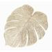  Hawaiian artificial flower monstera place mat interior Hawaiian miscellaneous goods ( Gold ) Hawaiian miscellaneous goods stylish Hawaii . earth production Hawaiian interior 