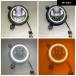 9 LED إåɥ饤 ϥۥ磻 DRL С 󥫡դ 1ڥ 9 إåɥ 2018-21 JEEP JL