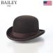 BAILEY �t�F���g�n�b�g �X�q �����Y ���f�B�[�X �H�~ BOWLER DERBY �u���E�� �t�F���g �h�� �g���� ���i�g�� �{�[���[�n�b�g �_�[�r�[ �v���[���g �M�t�g