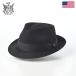 KNOX �t�F���g�n�b�g �H�~ �X�q �����Y ���f�B�[�X Fine Wool Hat PK�i�t�@�C���E�[�� �n�b�g�j �u���b�N