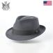 KNOX �t�F���g�n�b�g �H�~ �X�q �����Y ���f�B�[�X Fine Wool Hat PK�i�t�@�C���E�[�� �n�b�g�j �O���[