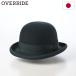 OVERRIDE �t�F���g�n�b�g �X�q �����Y ���f�B�[�X �H�~ OR FELT BOWLER �O���[�� �t�F���g �h�� �g���� ���i�g�� �{�[���[�n�b�g �_�[�r�[ �M�t�g