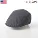 STETSON �n���`���O�X �L���b�v �X�q �����Y ���f�B�[�X �ʔN COTTON OVERDYE WASHED HUNTING SE641 �u���b�N �傫���T�C�Y ���i�g�� �t�ďH�~ �M�t�g ����