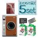  Fuji Film Cheki instax mini Evo Brown hybrid instant camera 5 point set 