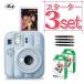  Fuji Film Cheki камера мгновенной печати instax mini 13 пастель голубой 3 позиций комплект 
