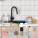 �^�C���V�[�� �^�C���V�[�g �����C�N�V�[�g 4�� DIY�^�C�� �L�b�`�� �^�C�� DIY ���ʏ� ���� �h�� �h�J�r �h�� �ϔM �X�e�B�b�N�^�C�� �E�H�[���X�e�b�J�[[meru]