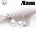 Akinomi ���f�B�[�X �s�A�X �V�R�W���^��/�W���p�[�� �N���[�o�[ �l�t �V���o�[925/�h��� ������� ���� �����A�����M�[�Ή� �a����  ���� ��̓� �v���[���g